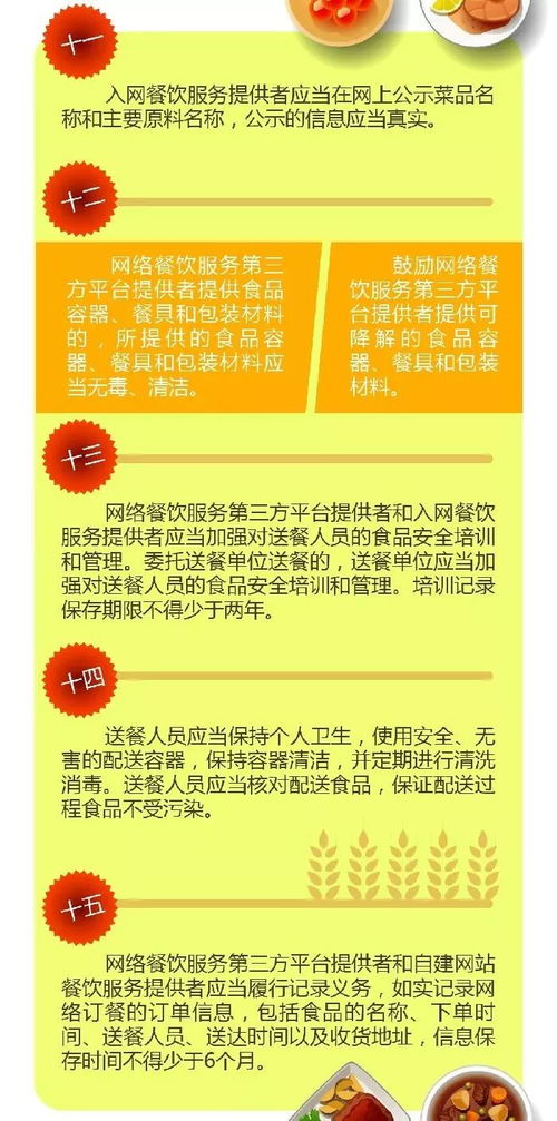 网络餐饮服务食品安全如何管 食安君带你look look ▏政策法规